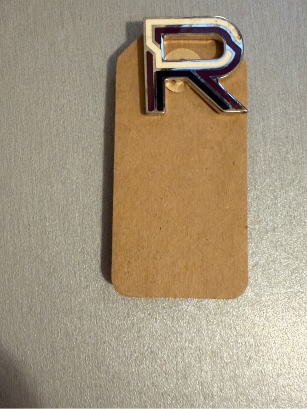 Proenza Schouler “R” Enamel Letter Pin